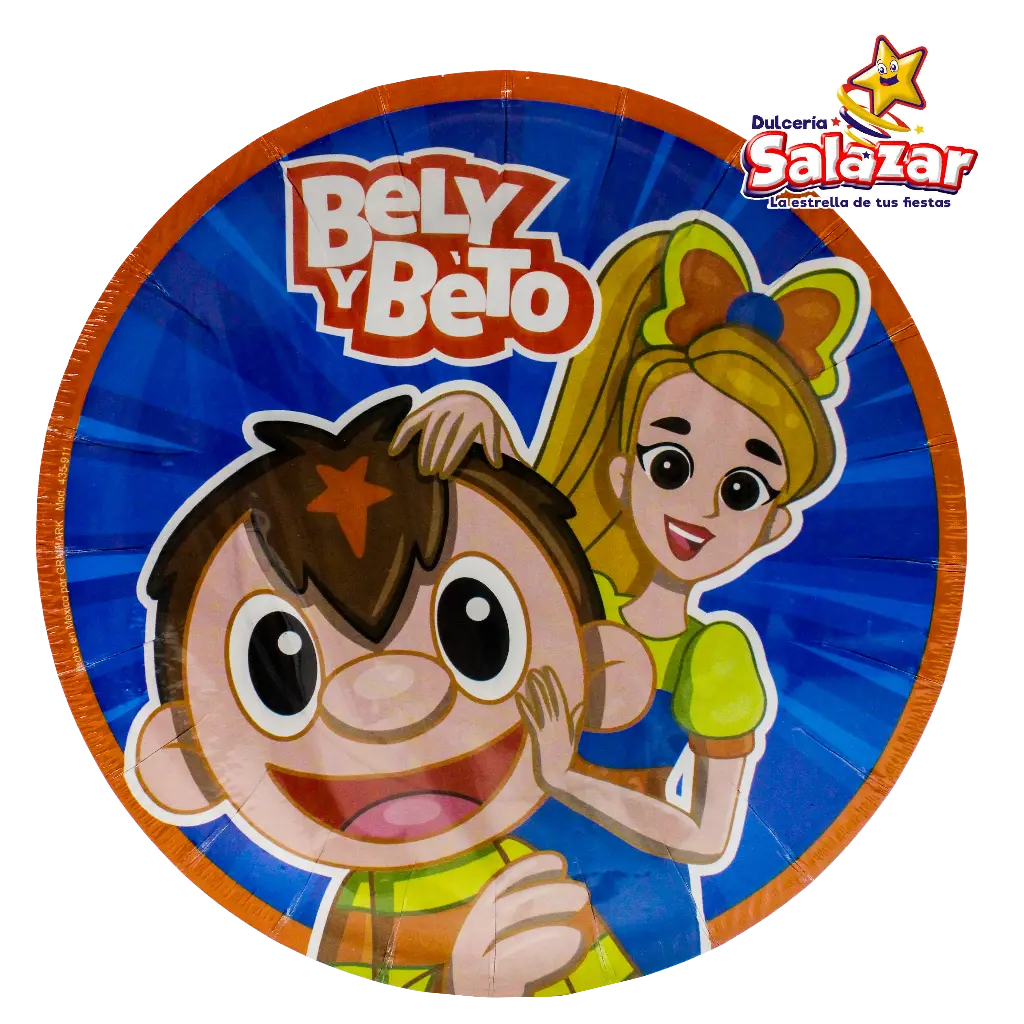 [GRN0355] PLATO PASTELERO BELY Y BETO GRANMARK -B.6PZA- "C/6/6" 