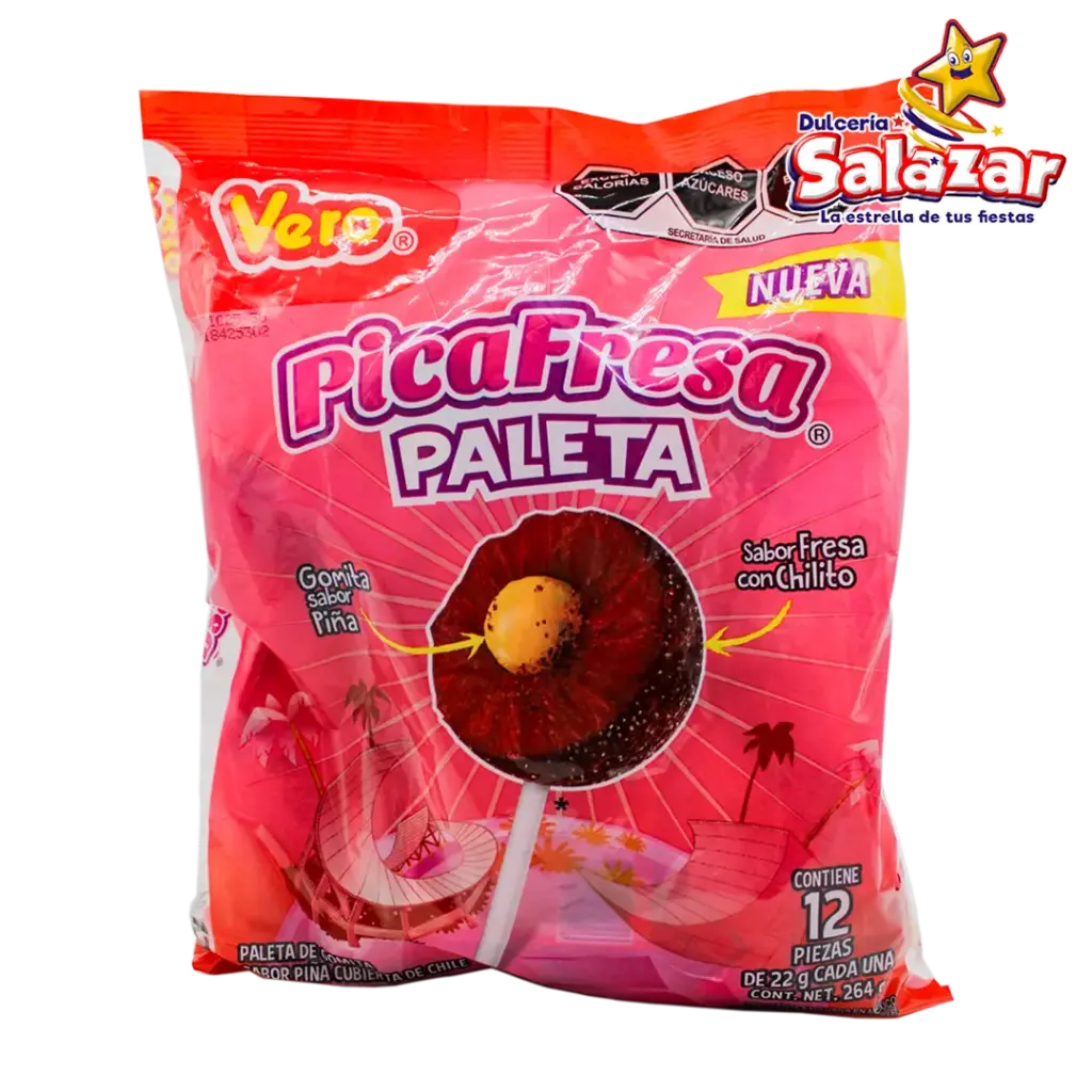 PALETA PICA FRESA VERO -B.264G- "C/6/12" 