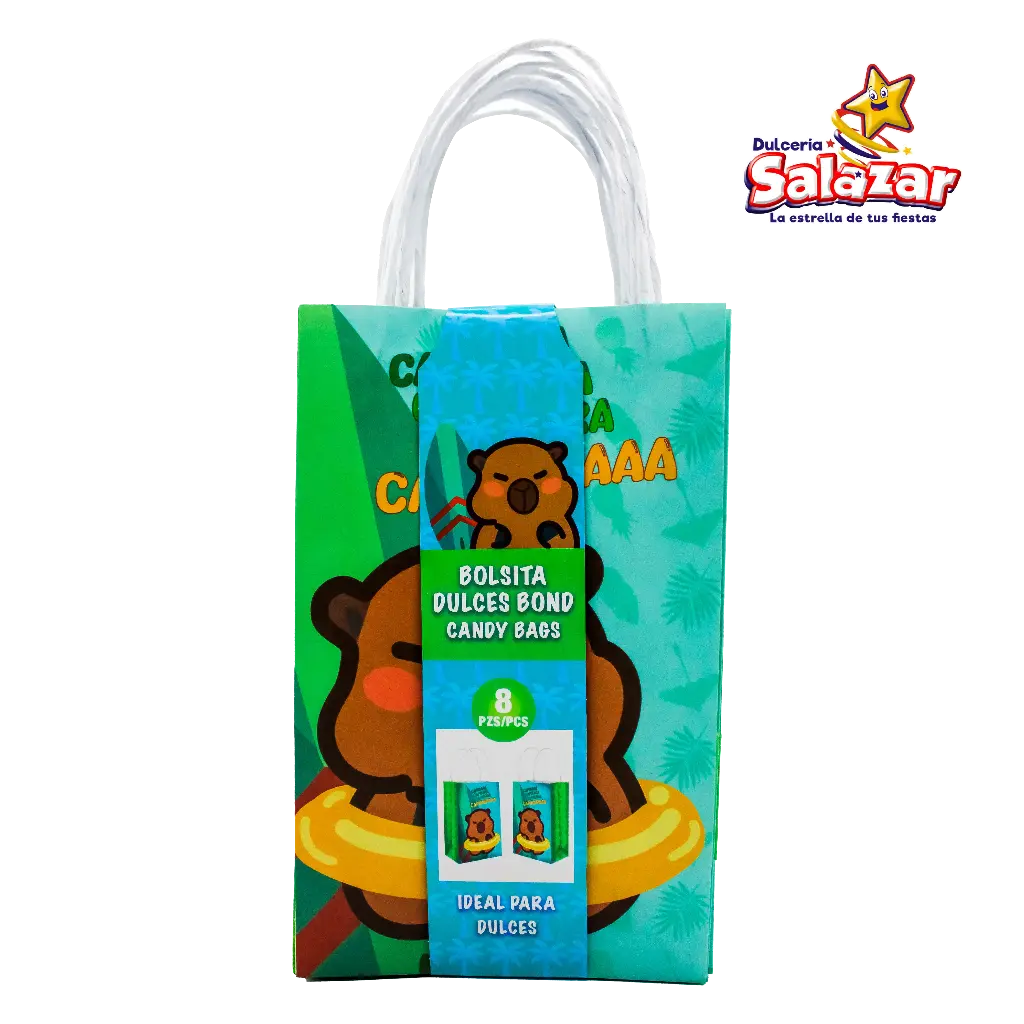 CAJA P/DULCES DE PERSONAJE CAPIBARA GRANMARK -E.8PZA- "C/6/8"