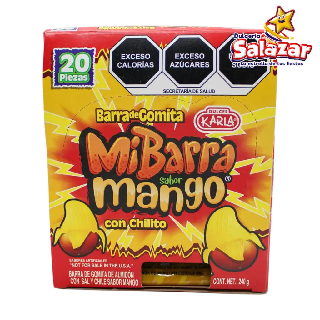 [KAR0110] MI BARRA MANGO C/CHILITO KARLA -D.240GR- "C/30/20"
