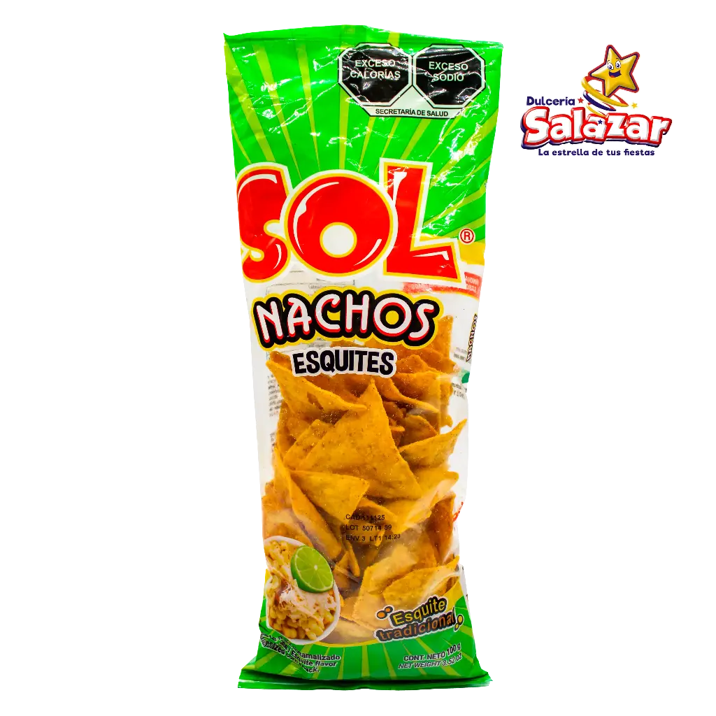 TUBI NACHOS ESQUITES "C/40/100GR"