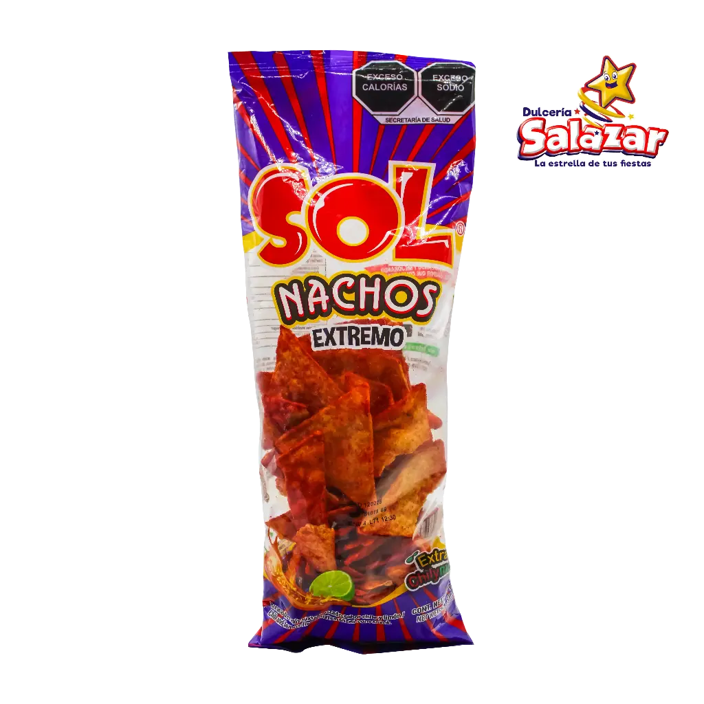 [SOL0058] TUBI NACHOS EXTREMO "C/40/100GR"