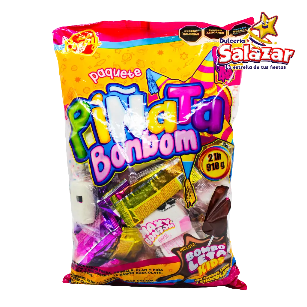 PAQUETE PIÑATA BONBOM BENY -B.910G- "C/6/60"