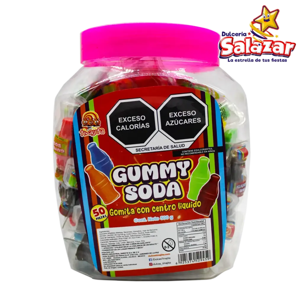 GUMMY SODA TINAJITA -V.50PZ- "C/12/50"