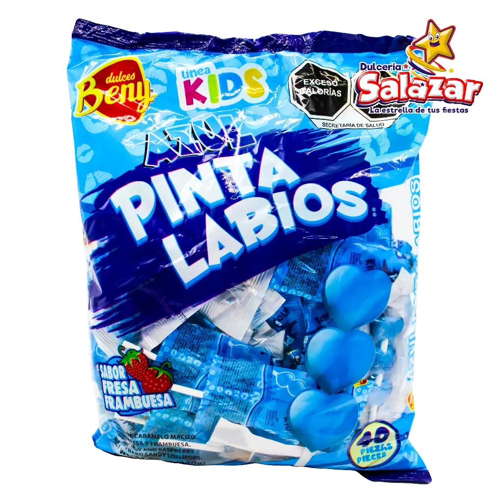 [BEN0027] PALETA BENY PINTA LABIOS AZUL -B.320G- "C/24/40"