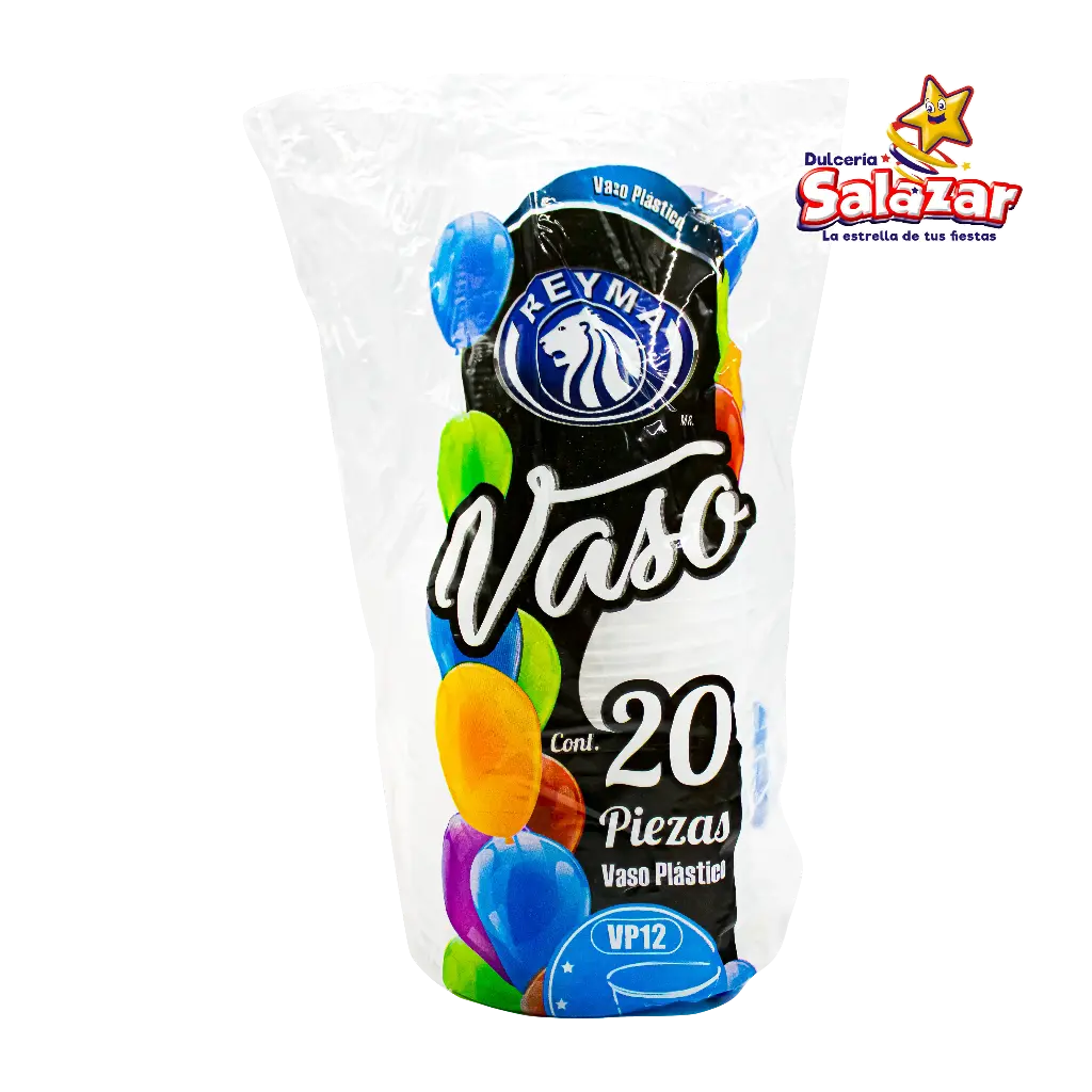 VASO POLIPRO No.12 ANAQUEL REYMA VP12AQ -B.20PZA- "C/50/20"