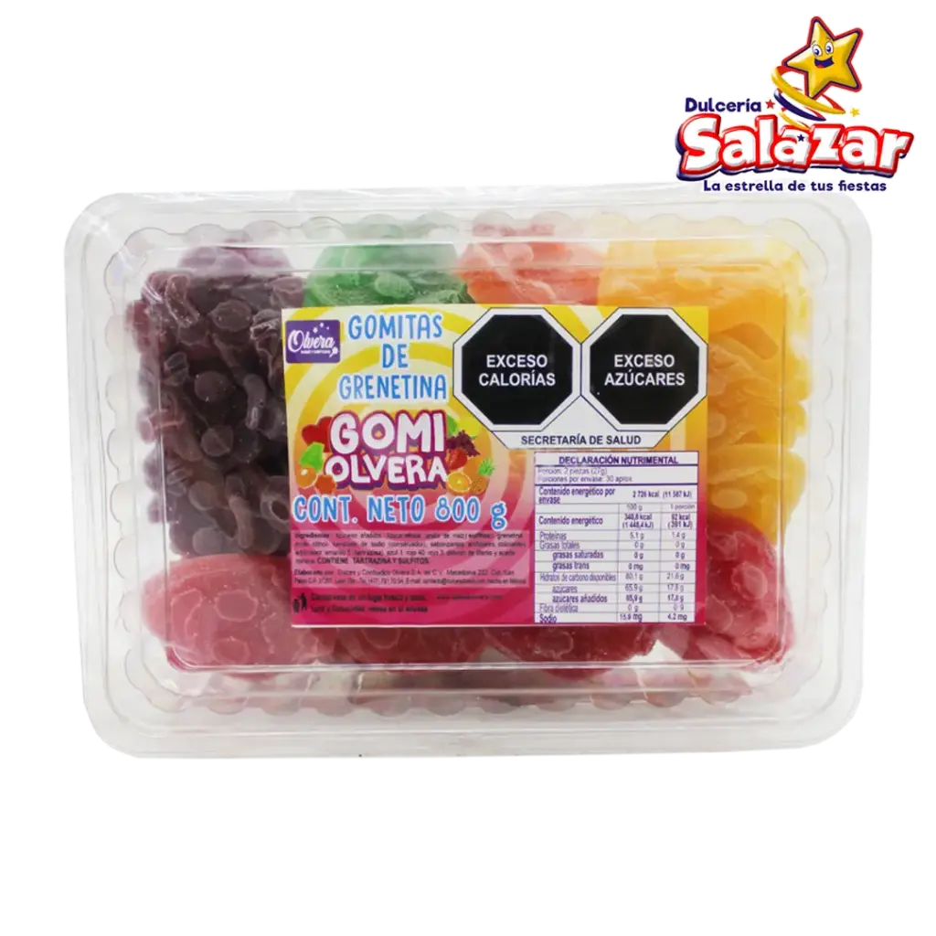 [OLV0013] GOMA FRUTA AZUCAR OLVERA -E.60PZ- "C/20/60"