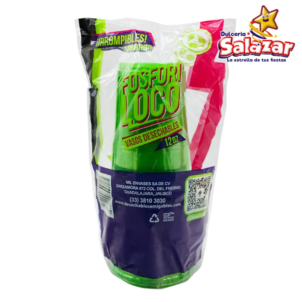 VASO FOSFORILOCO #12 "C/25/16"