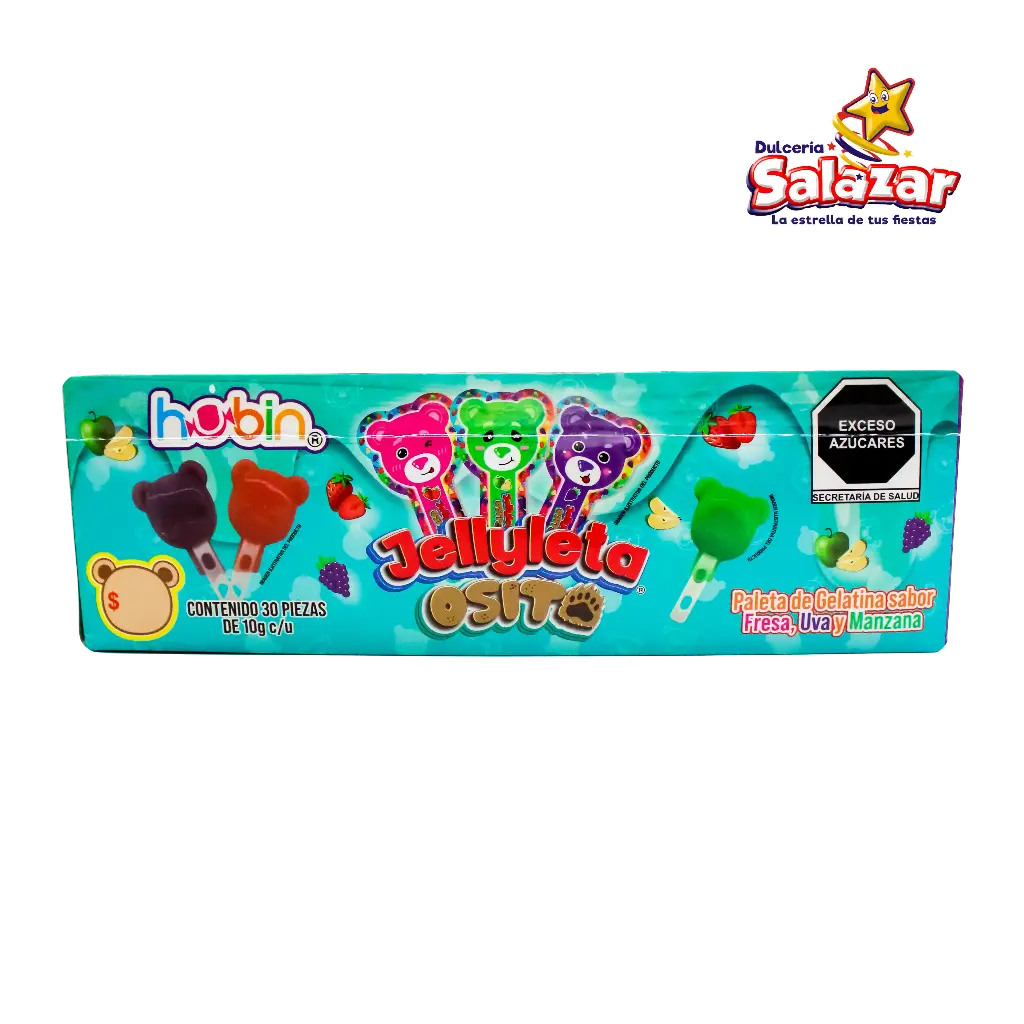 [HUB0043] JELLYLETA OSITO 10GR HUBIN -D.300G.-"C/20/30"