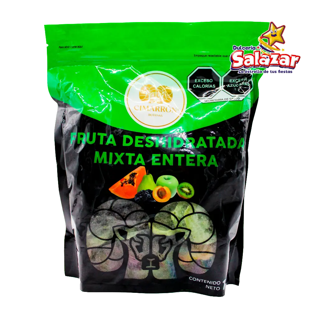[COF0089] FRUTA DESHIDRATADA MIXTA ENTERA CIMARRON -B.1KG- "C/10/1KG"      