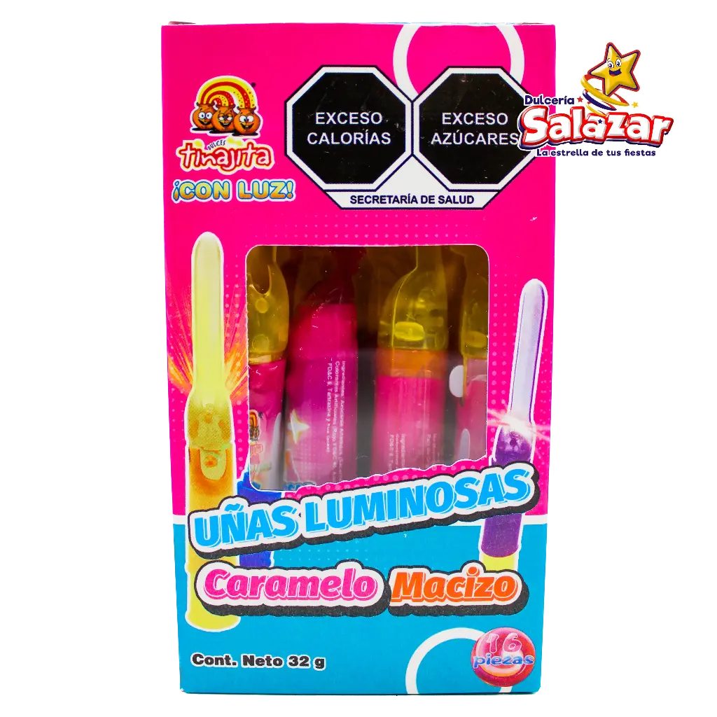 [TIN0476] UÑAS LUMINOSAS TINAJITA -D.32G- "C/30/16"