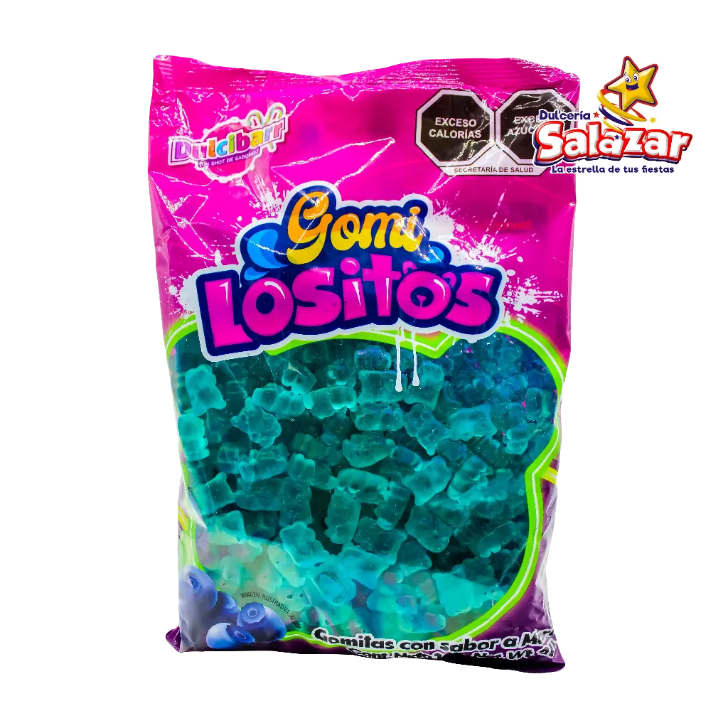 [DES0034] GUMMY LOSITOS MORA -B.1KG- "C/12/1"