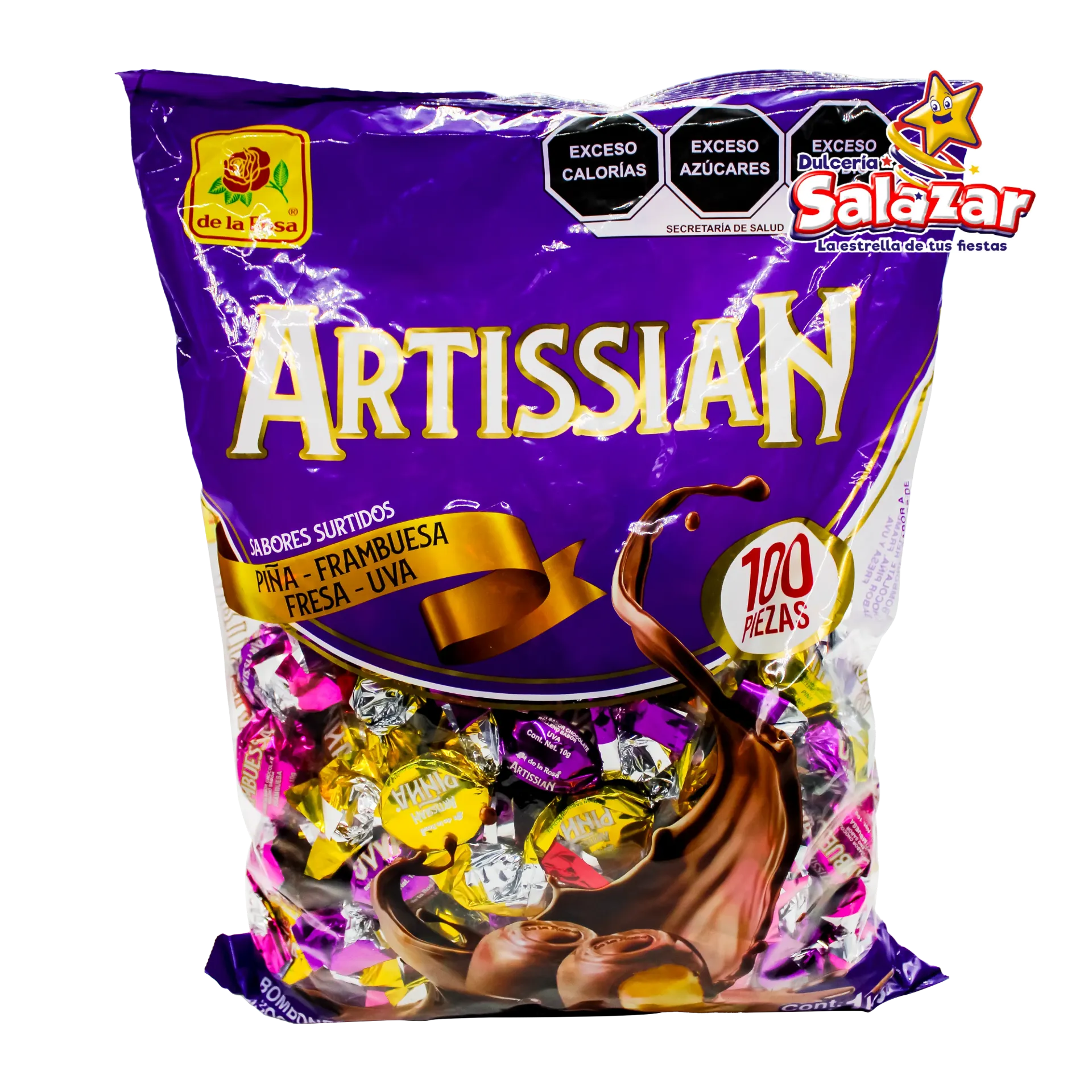 ARTISSIAN CHOCOLATE RELLENO SURTIDO DLR -B.1KG- "C/10/100"