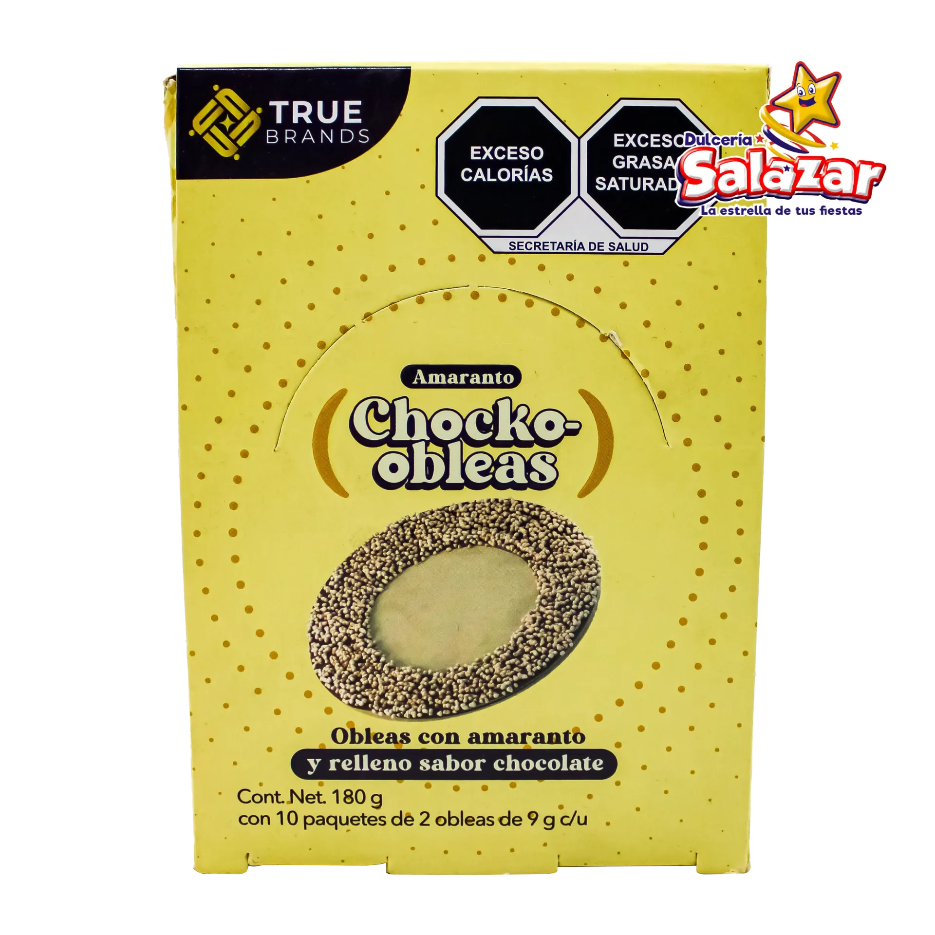CHOCKO OBLEA AMARANTO -D.180GR- "C/10/10"