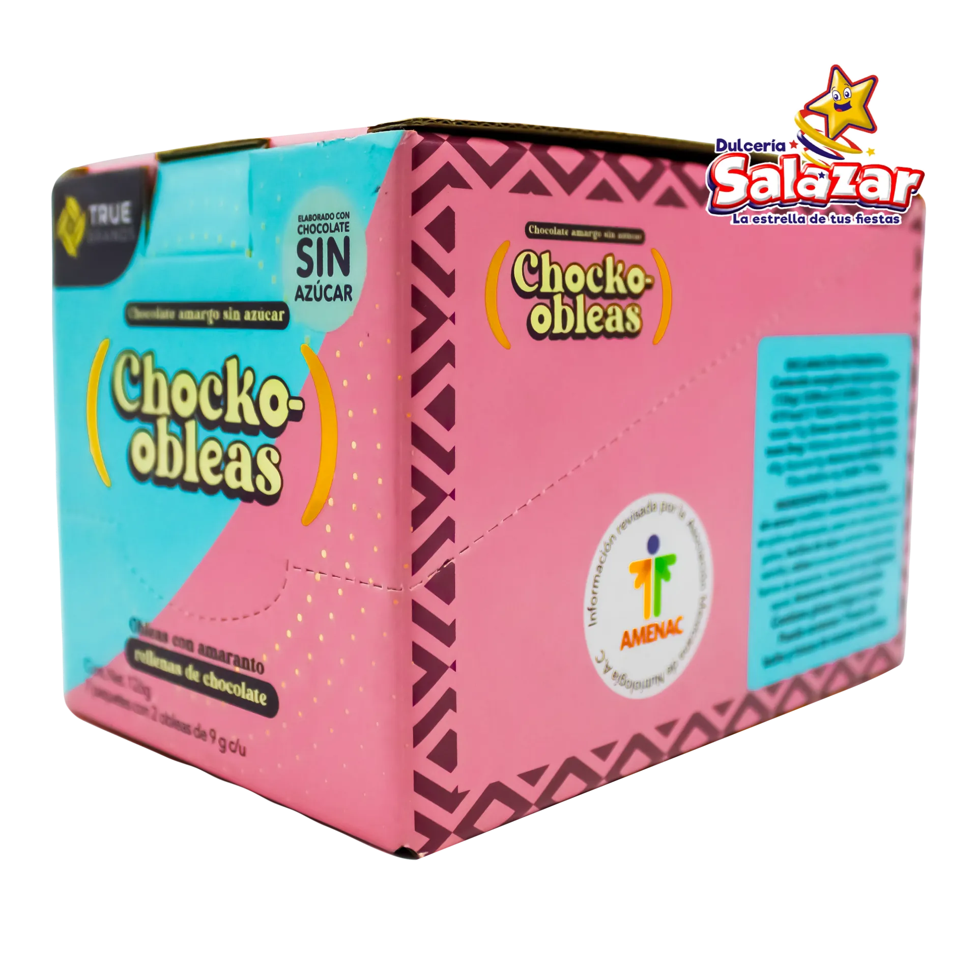 [DES0038] CHOCKO OBLEA CHOCOLATE SUGAR FREE -D.126GR- "C/10/7"