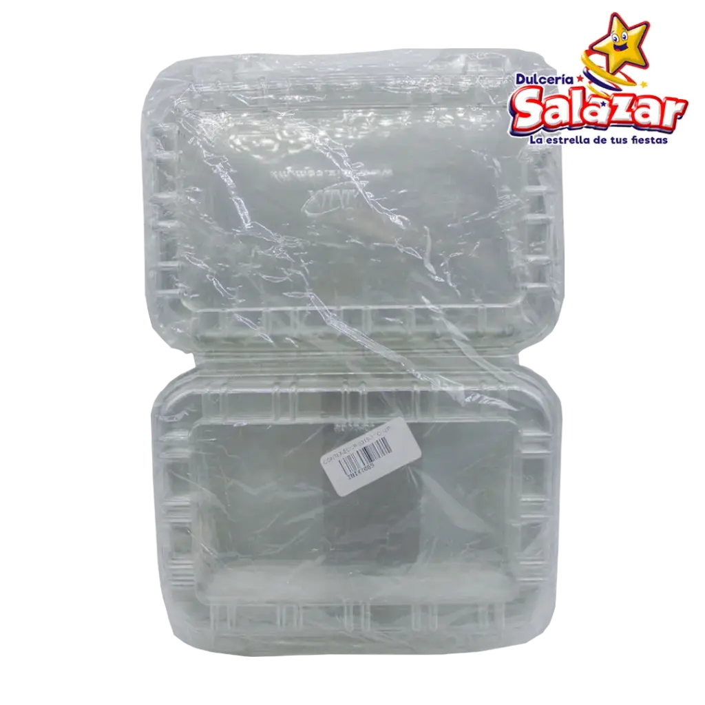 CONTENEDOR PET D23-10 REYMA CON BASE TRANSPARENTE D2310T "C/100/1" 