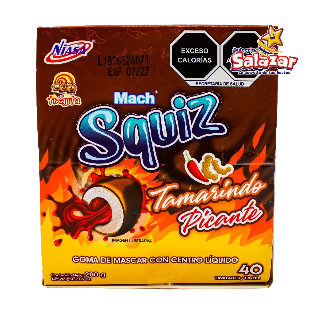 SQUIZ TAMARINDO PICANTE TINAJITA -D.200GR- "C/16/40"