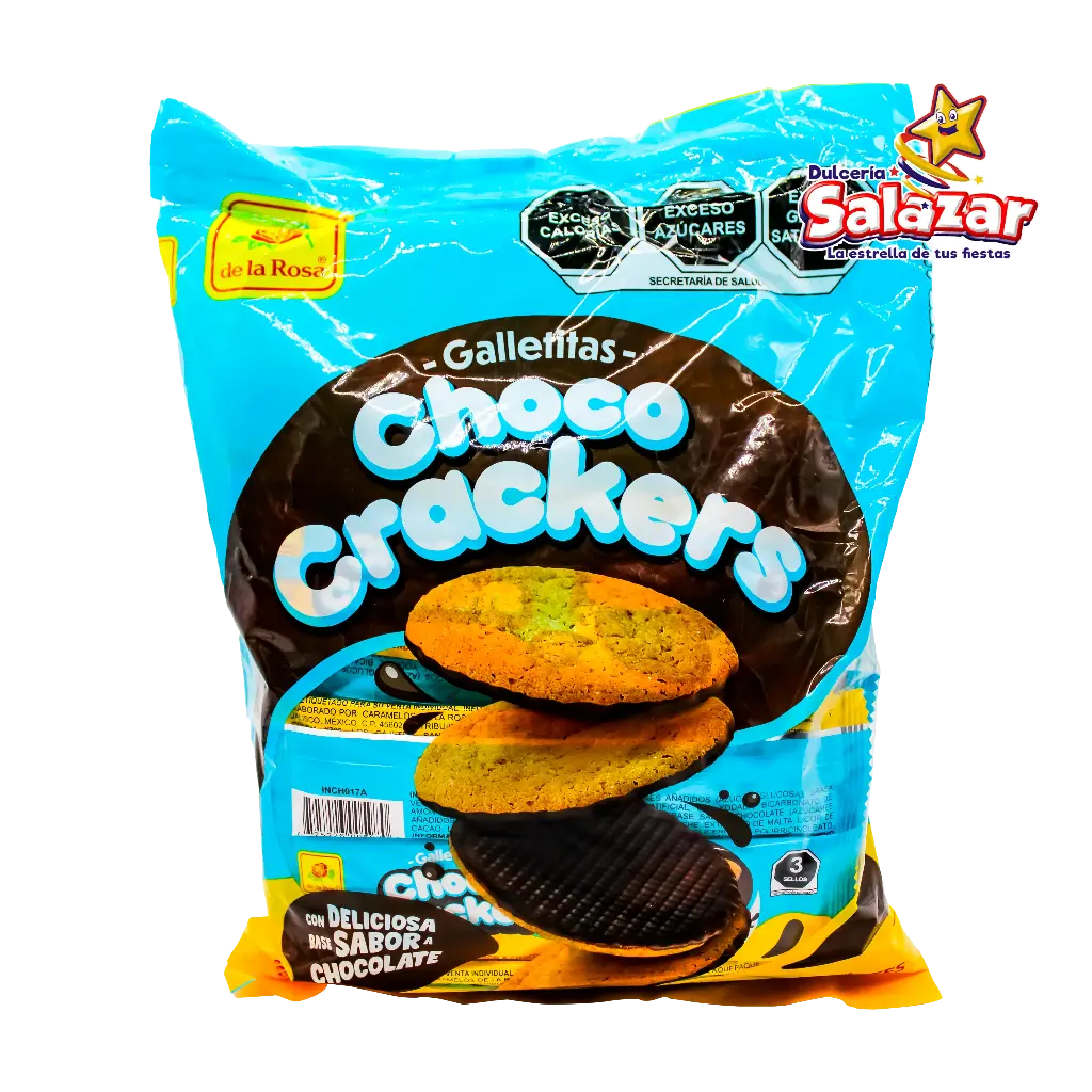 [ROS0583] CHOCO CRACKERS LA ROSA -B.432GR- "C/18/30"