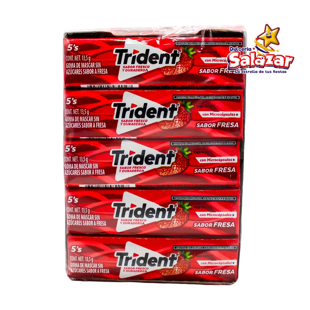 CHICLE TRIDENT TA 5'P FRESA -D.270G.- "C/48/20"