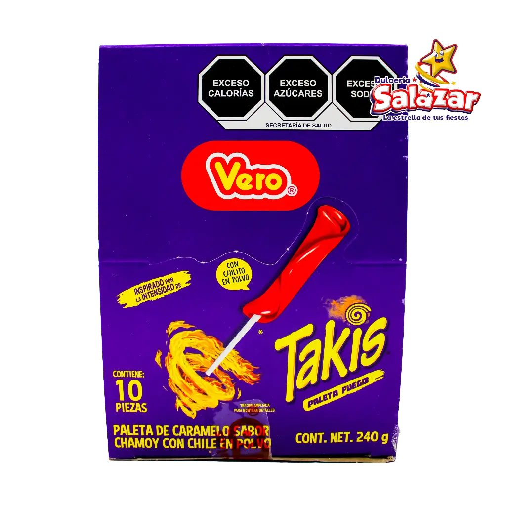 [VER0341] PALETA TAKIS VERO -D.240G- "C/24/10"