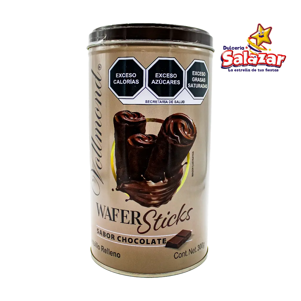 [CHI0127] WAFER VOLLMOND CHOCOLATE KALU -L.300GR- "C/12/1