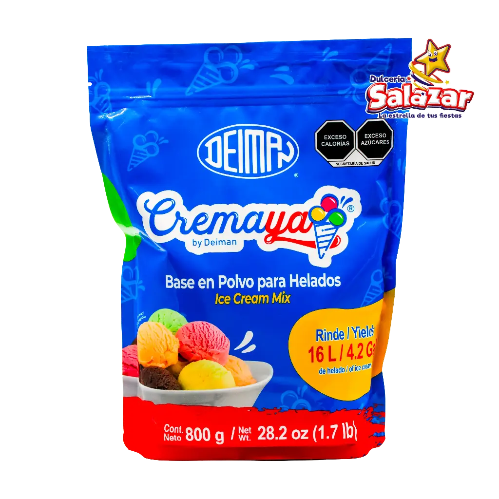 BASE PARA HELADOS CREMAYA DEIMAN -BOT.800GR- "C/1/1"