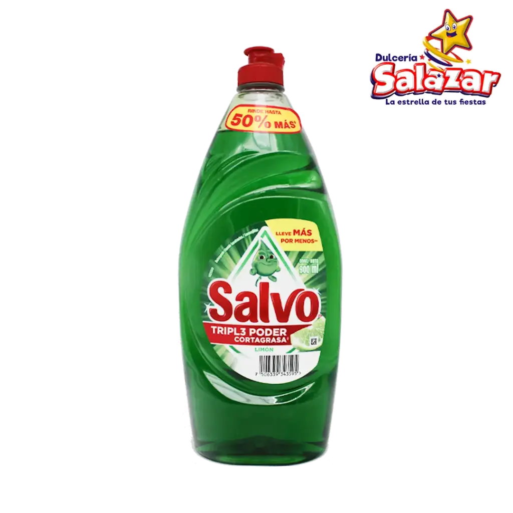 JABON LIQUIDO SALVO -BOT.900ML-  "C/12/1" 