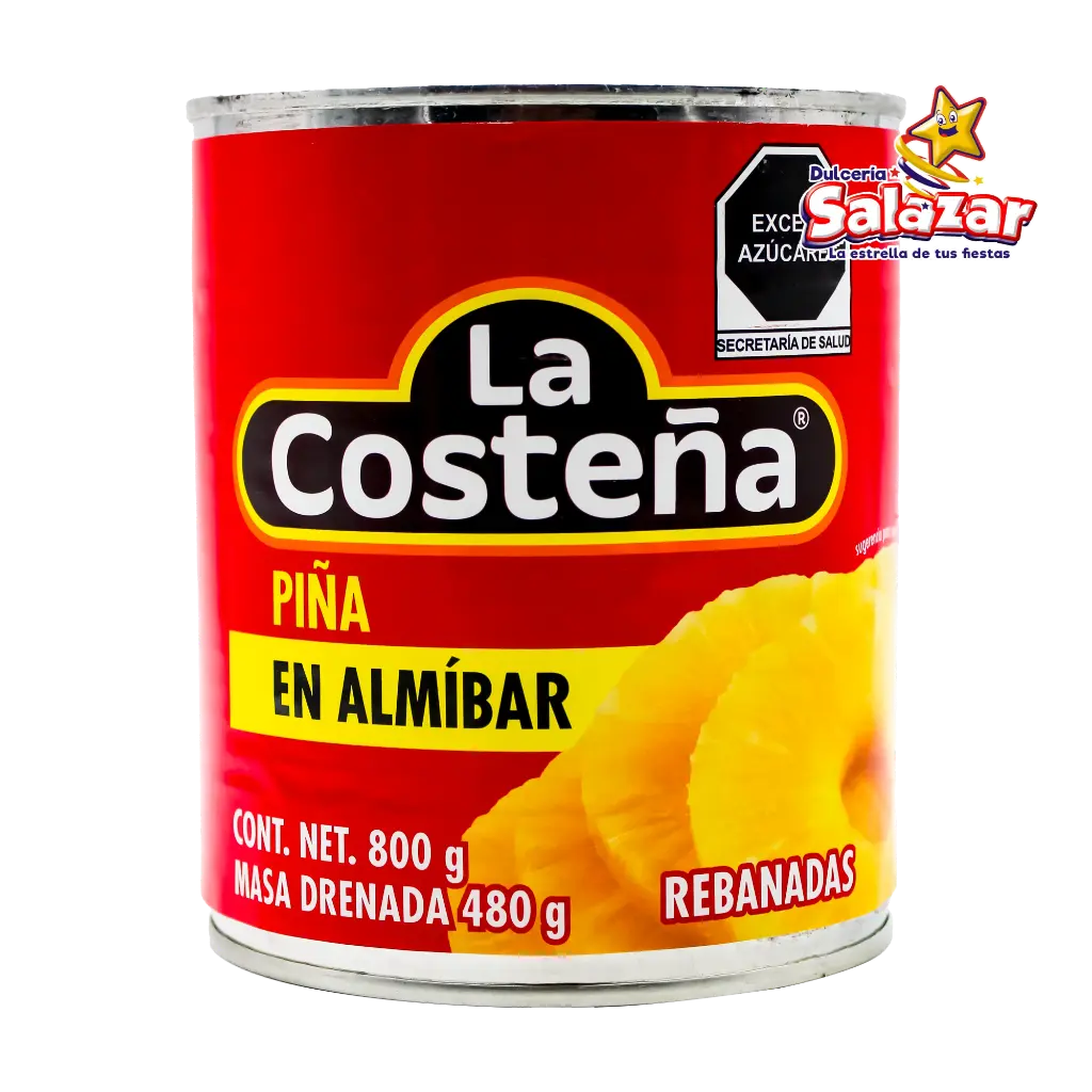 [INT0023] PIÑA REBANADAS LA COSTEÑA 800GR "C/12/1"