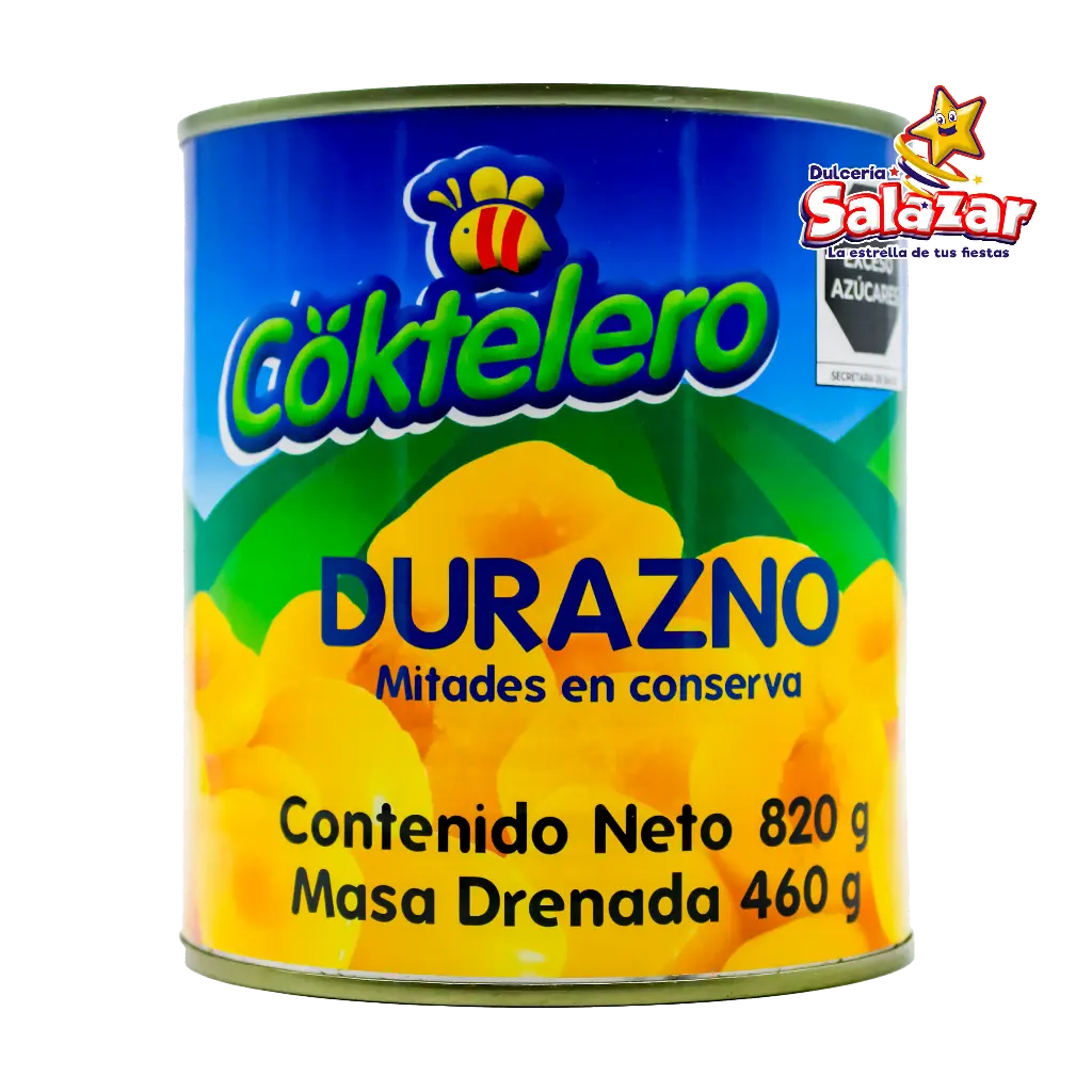DURAZNOS MITADES COKTELERO B.820GR "C/12/1"