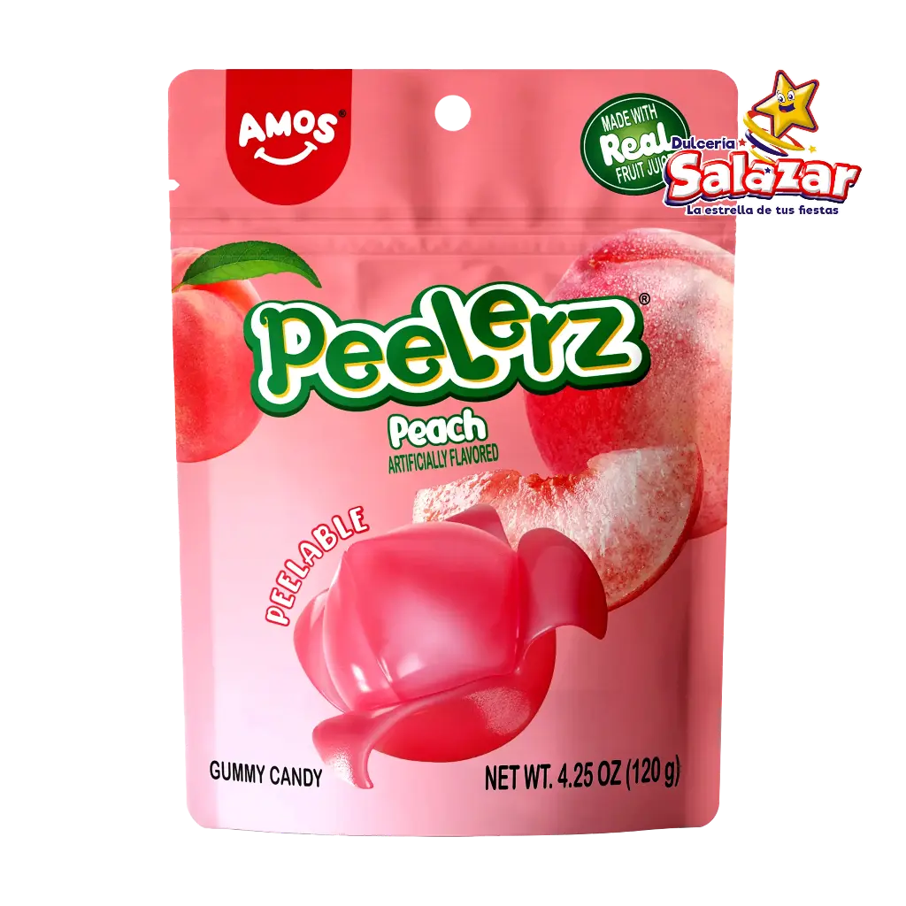 [COLO0019] GOMITA PEELERZ DURAZNO -B.65GR- "C/48/1"