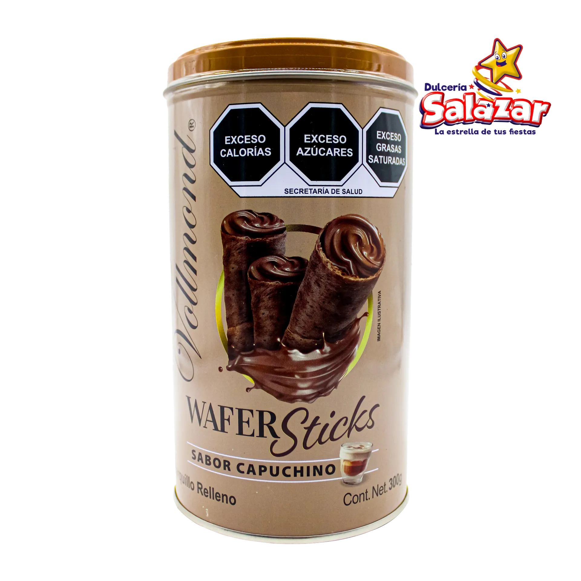 WAFER VOLLMOND CAPUCHINO KALU -L.300GR- "C/12/1