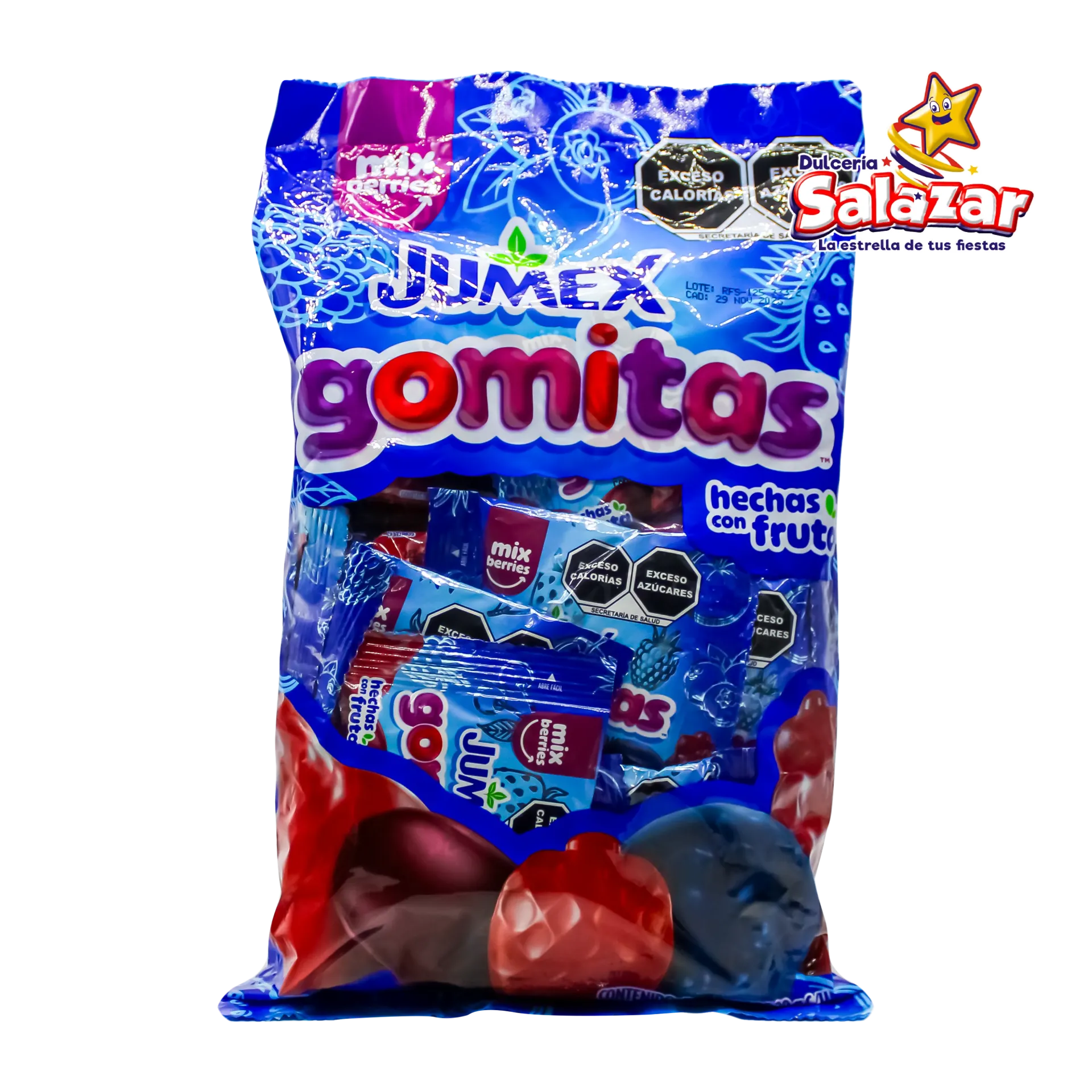 GOMITAS JUMEX MIX BERRIES -B.500GR- "C/4/1"