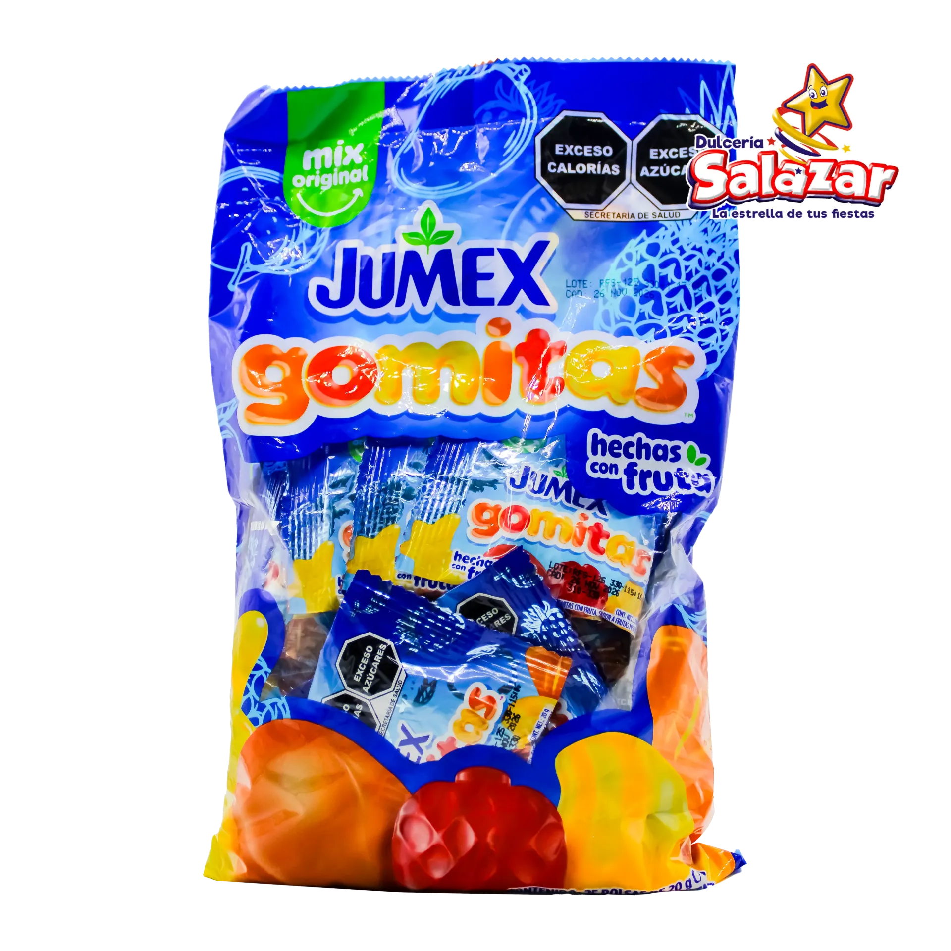 GOMITAS JUMEX MIX FRUTAS -B.500GR- "C/4/1"
