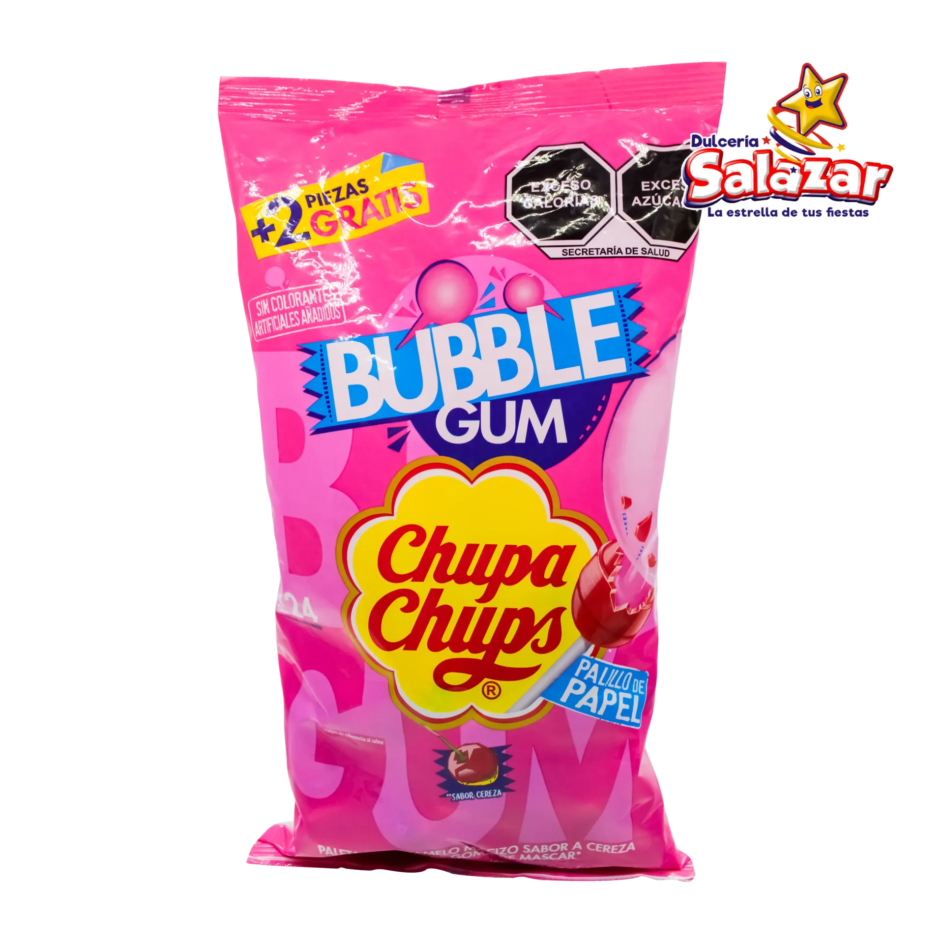PALETA BUBBLE GUM CHUPA CHUPS -B.- "C/18/24+2"