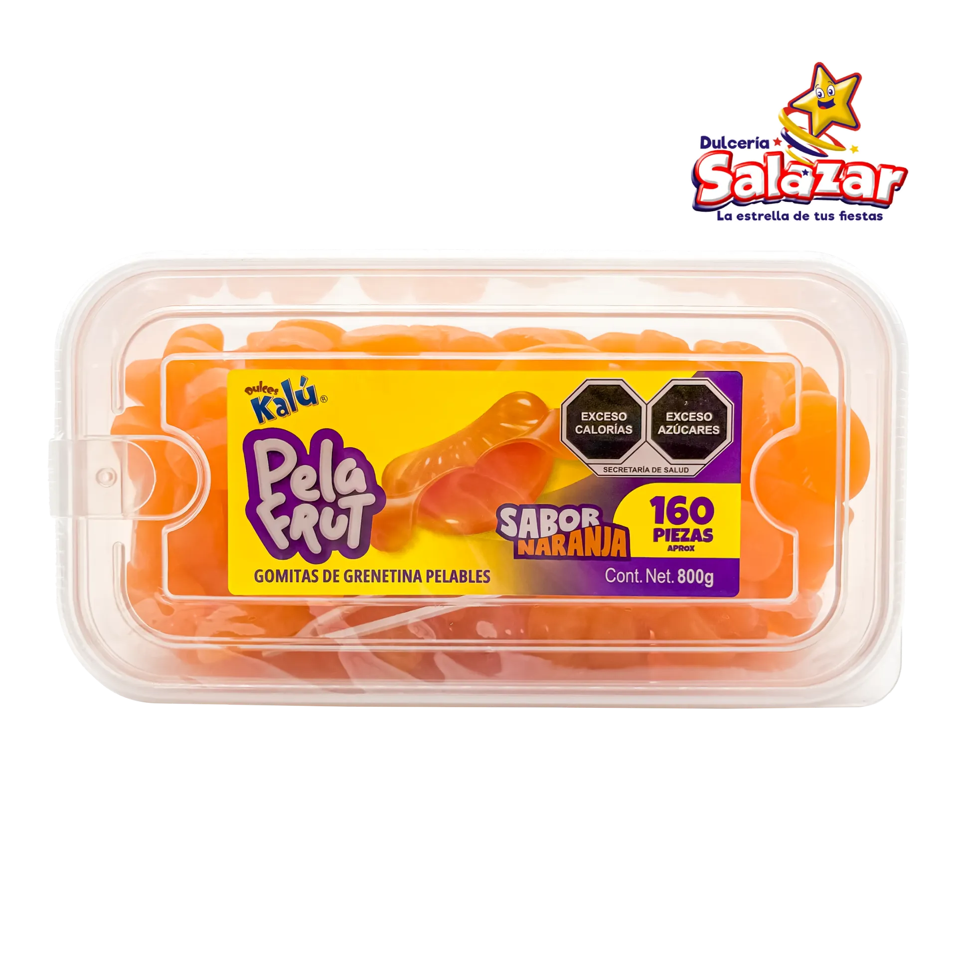 GOMITA PELAFRUT NARANJA KALU -E.800GR- "C/12/160"