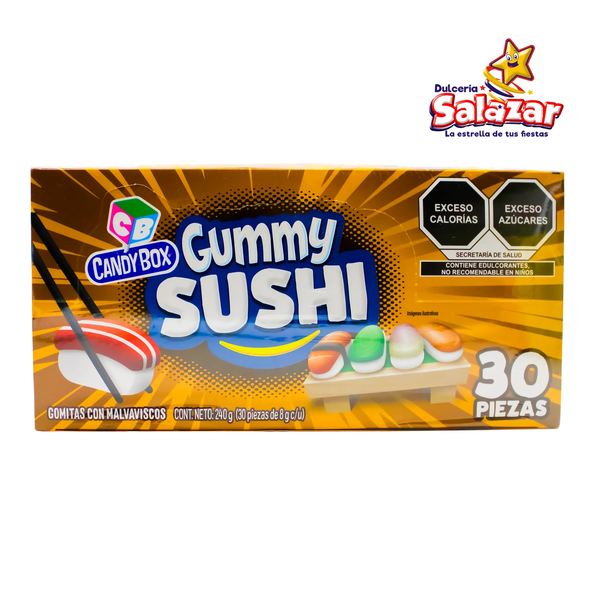 [ABA0214] GUMMY SUSHI CANDY BOX -D.240GR- "C/12/30"