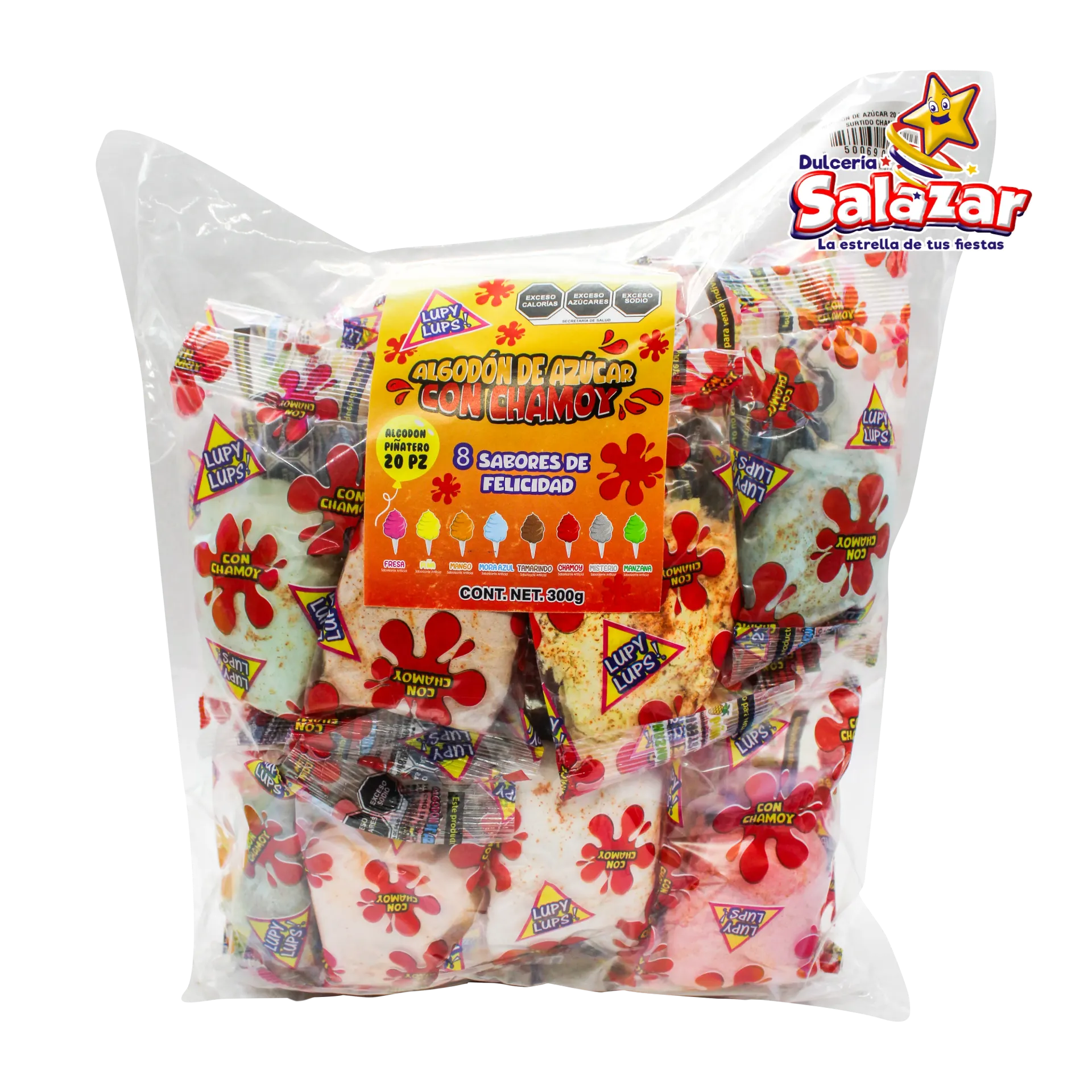 ALGODON AZUCAR CHAMOY -B.300GR- "C/12/20"