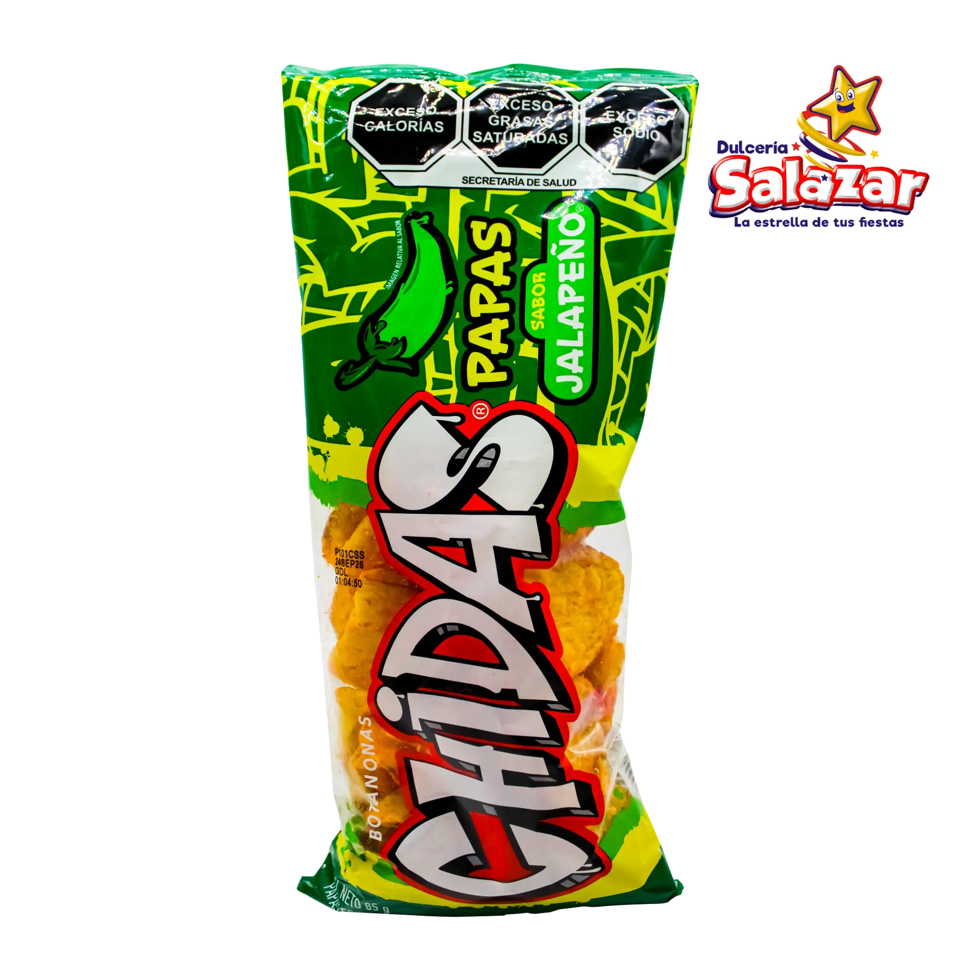 BOTANONAS CHIDAS PAPAS JALAPEÑO GONAC -B.85GR- "C/30/1"