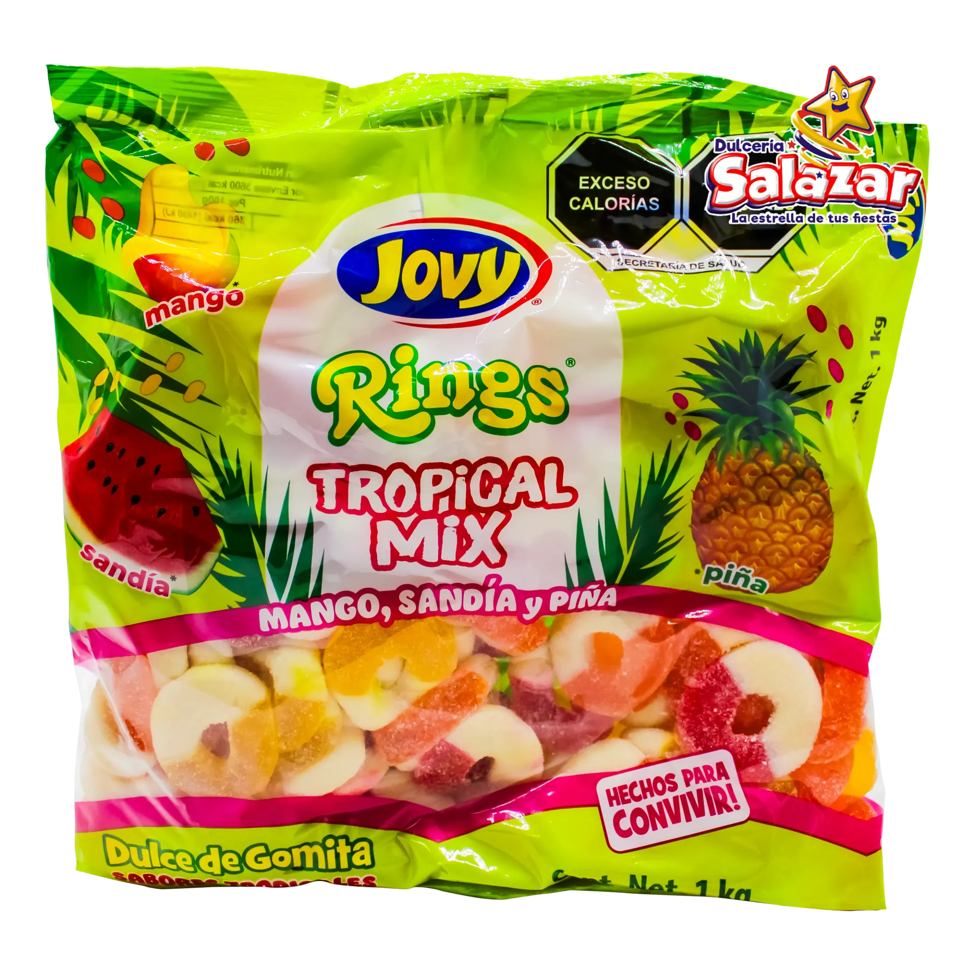 JOVY GOMITA RINGS TROPICAL MIX -B.1KG- "C/10/1"