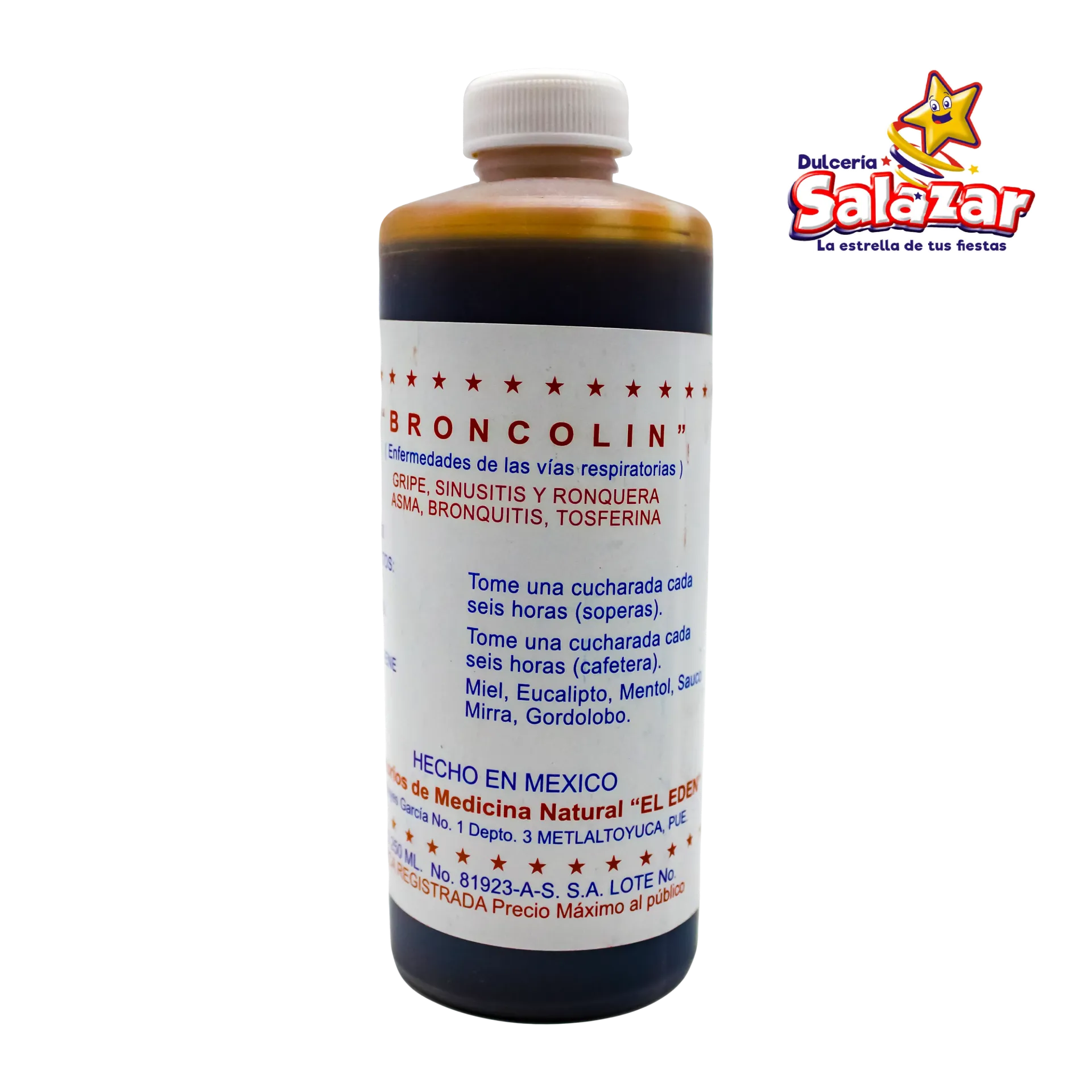[OTC0268] JARABE BRONCOLIN  -BOT.250ML-