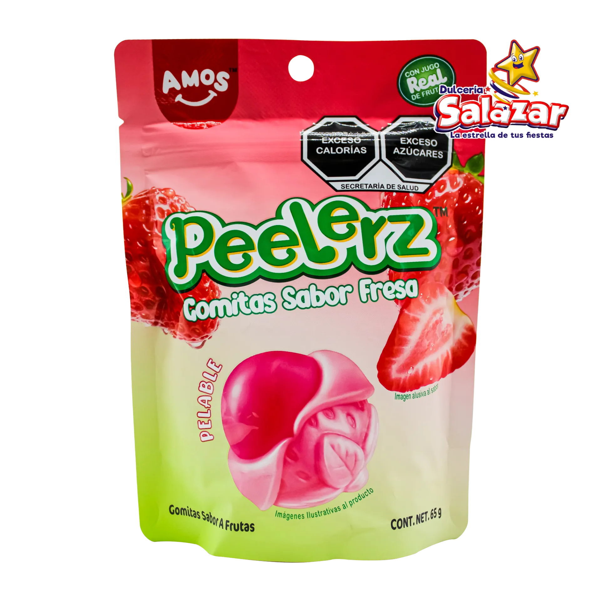 GOMITA PEELERZ FRESA -B.65GR- "C/48/1"
