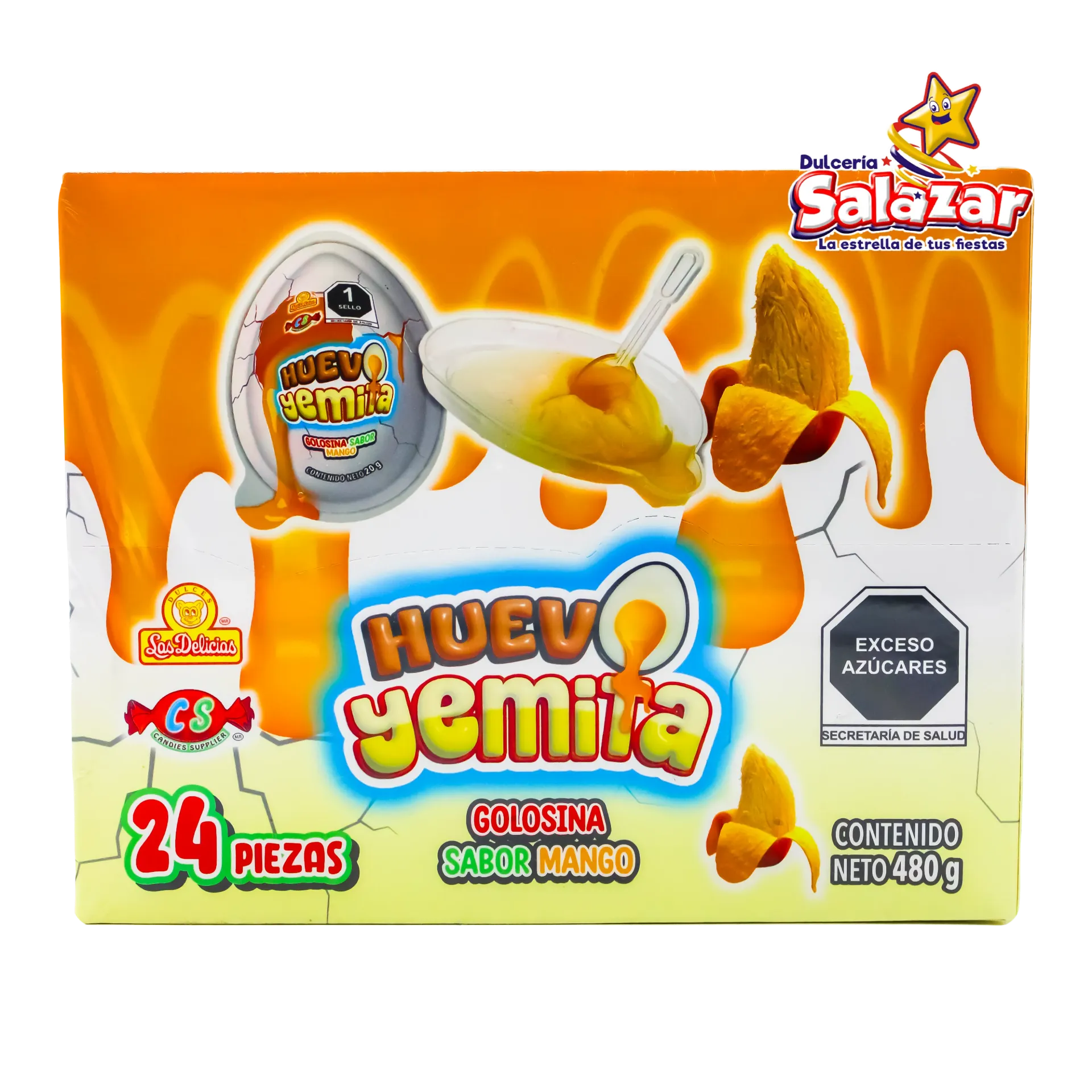 [DEL0517] HUEVO YEMITA LAS DELICIAS -D.480GR- "C/18/24"