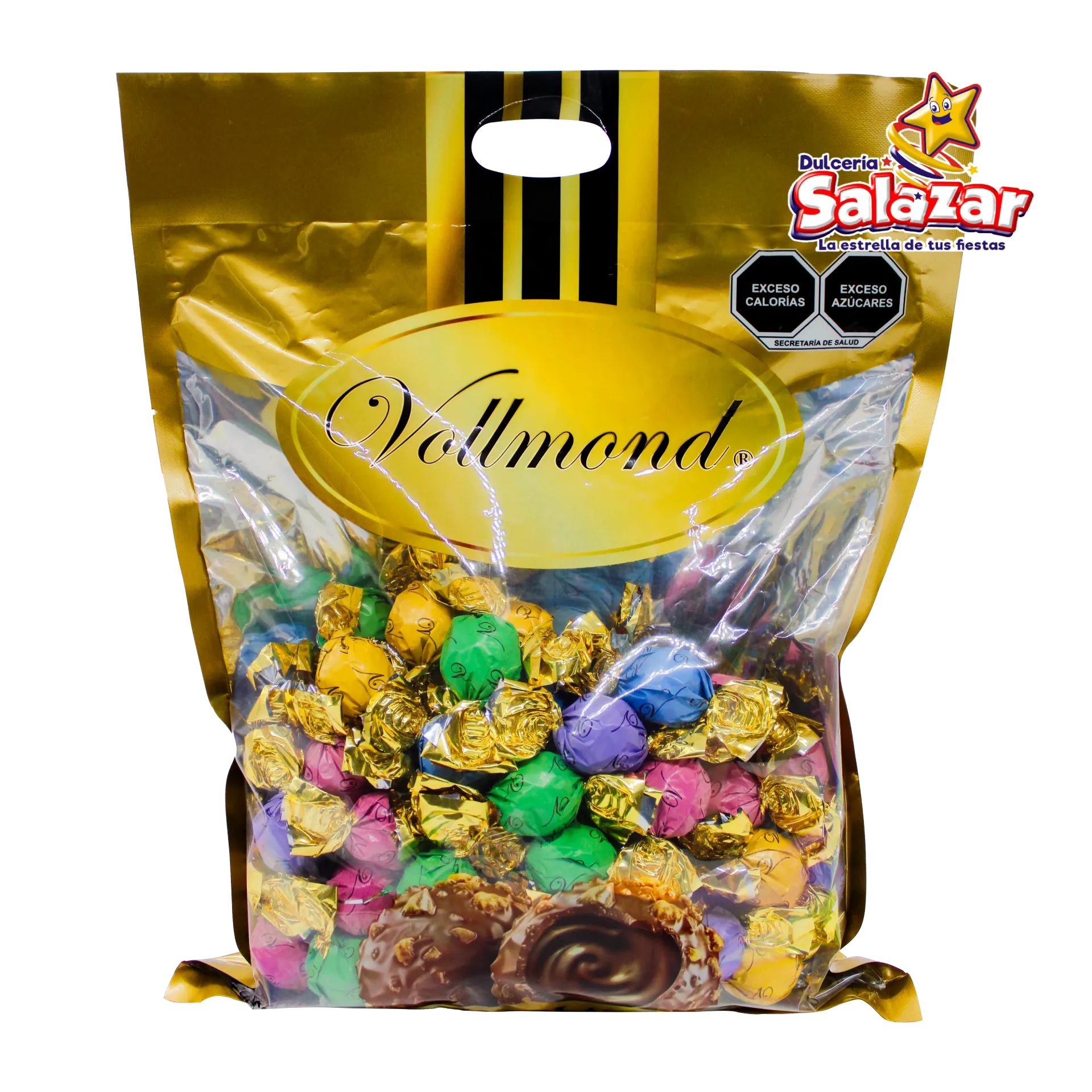 [CHI0156] VOLLMOND DOBLE MOÑO CHOCOLATE SURTIDO KALU -B.1KG- "C/12/1"