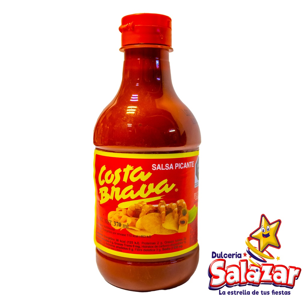 [CTB0005] SALSA COSTA BRAVA NEGRA MUY PICANTE -BOT.1LT- "C/12/1"