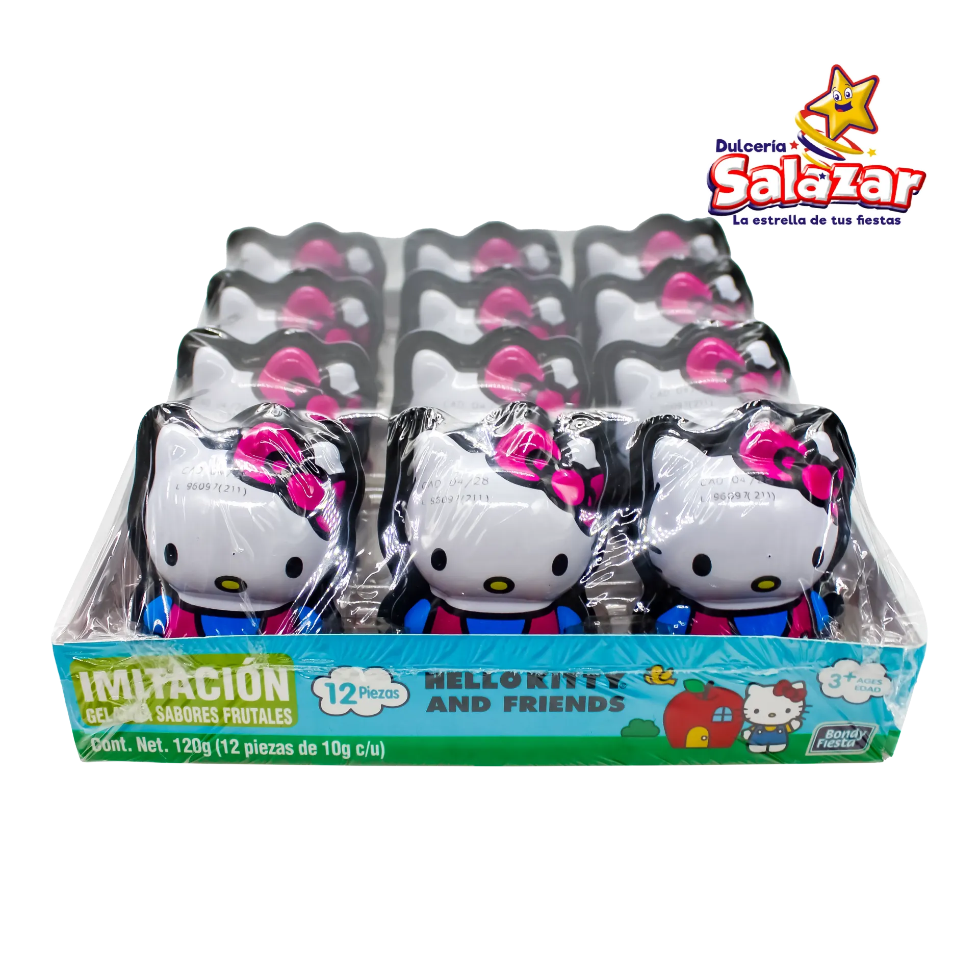 [BON0439] CONTENEDOR HUEVO CON GELATINA HELLO KITTY BONDY -D.120GR- "C/16/12"