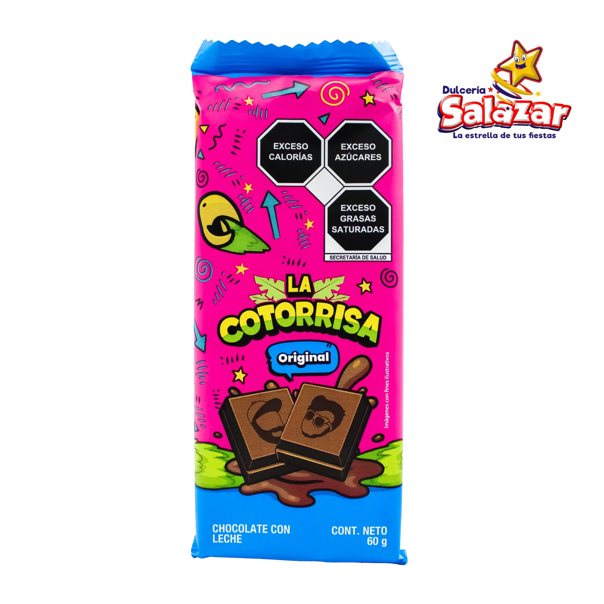 CHOCOLATE C/LECHE LA COTORRISA CANDY TOWN -D.60GR- "C/10/1"