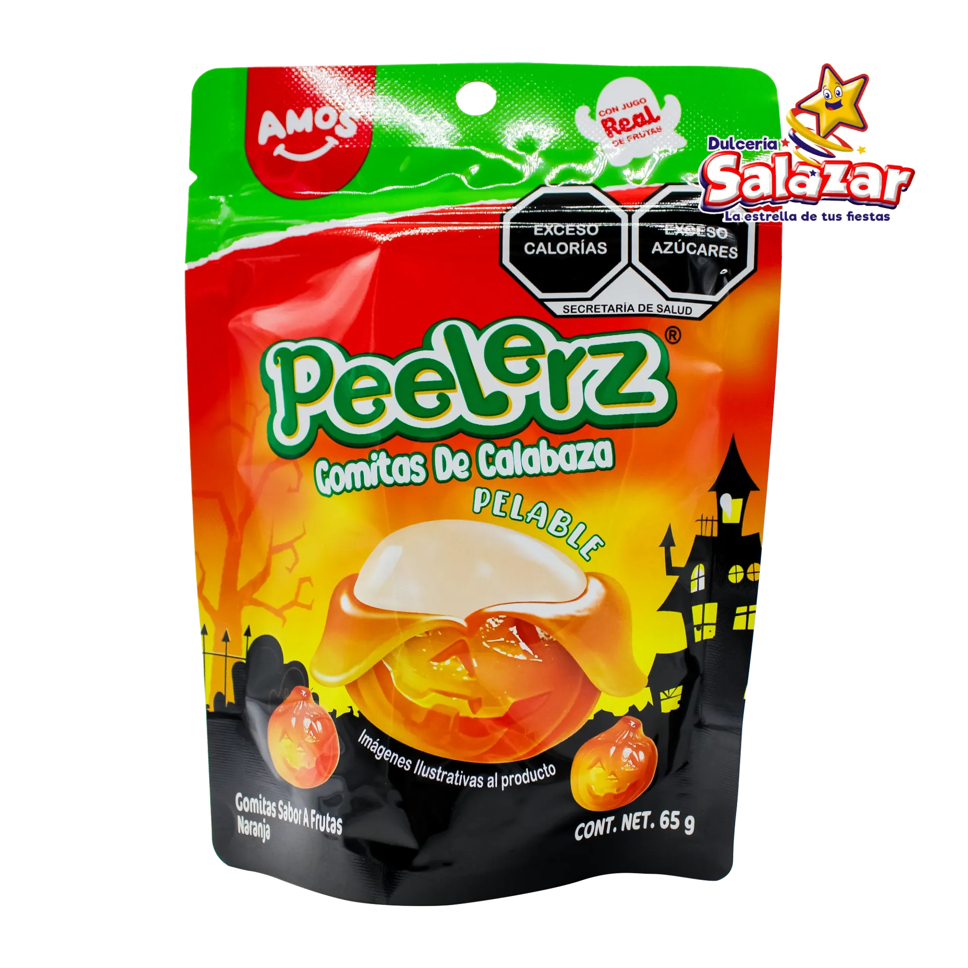 [COLO0038] GOMITA PEELERZ CALABAZA FRUTAL -B.65GR- "C/48/1"