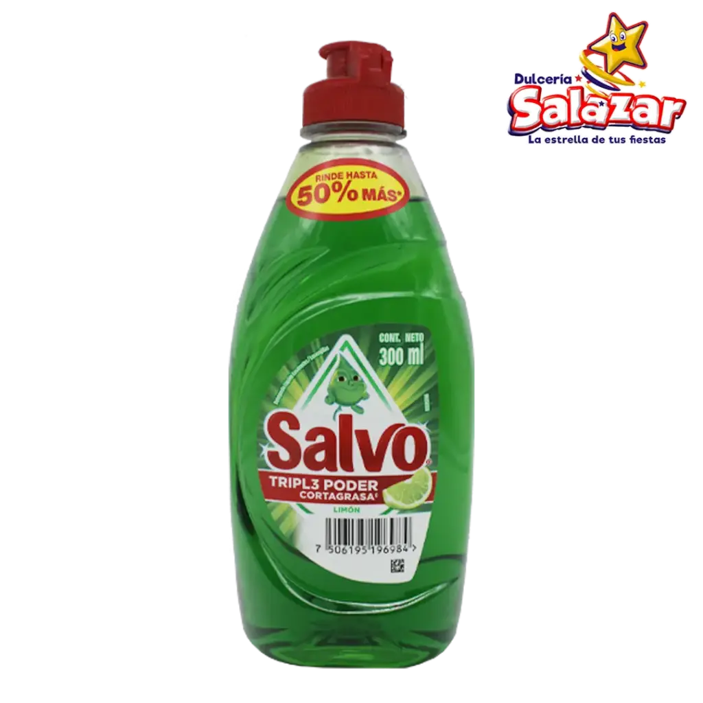 [ABARROTE0058] JABON LIQUIDO SALVO -BOT.300ML- "C/12/1" 