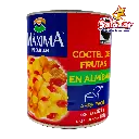 COCTEL DE FRUTAS EN ALMIBAR MAXIMA -BOT.820G- "C/12/1" 