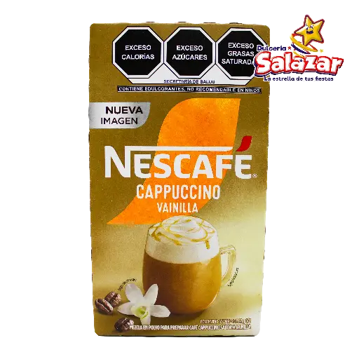 [ABARROTE0293] NESCAFE CAPUCCINO VAINILLA SOBRE -B.22G- "C/6/20" 